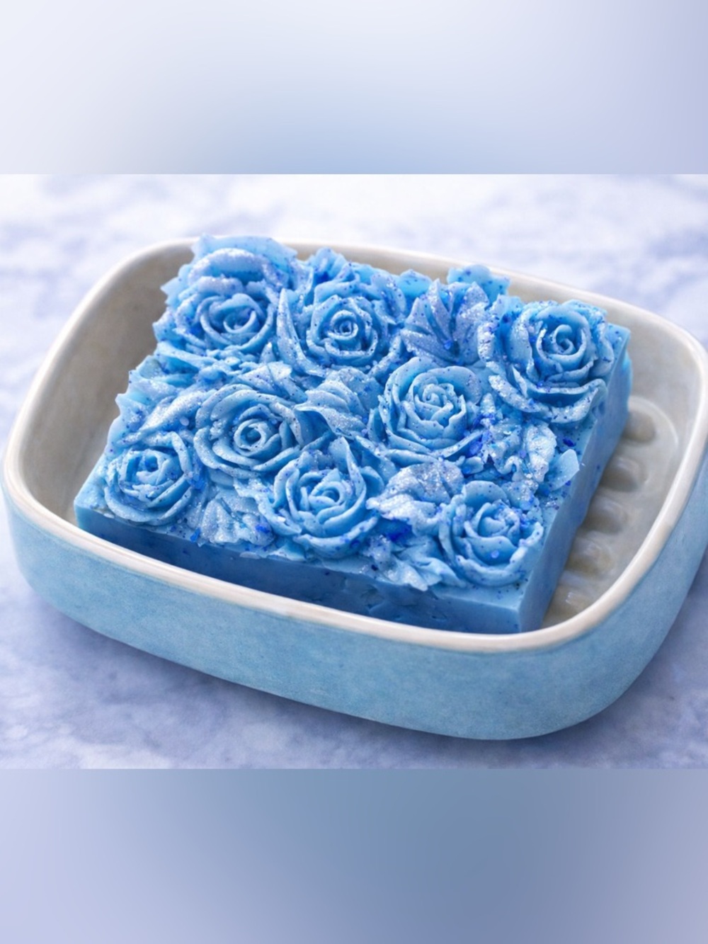 Vanilla sugar 3D soap 2x3 inch 4oz shea butter & goat milk